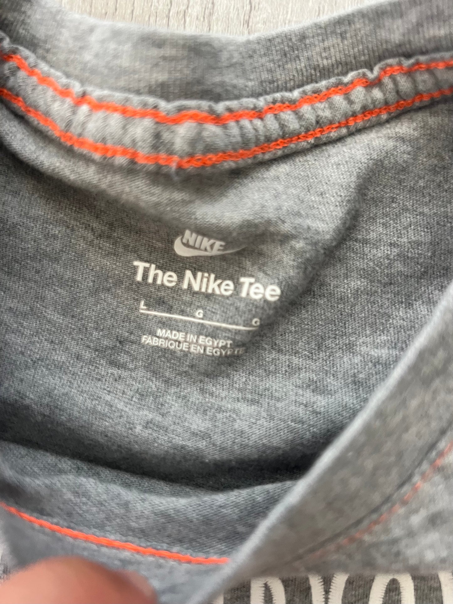 Nike Short Sleeve Tee Youth Boy’s Size Large Heather Gray