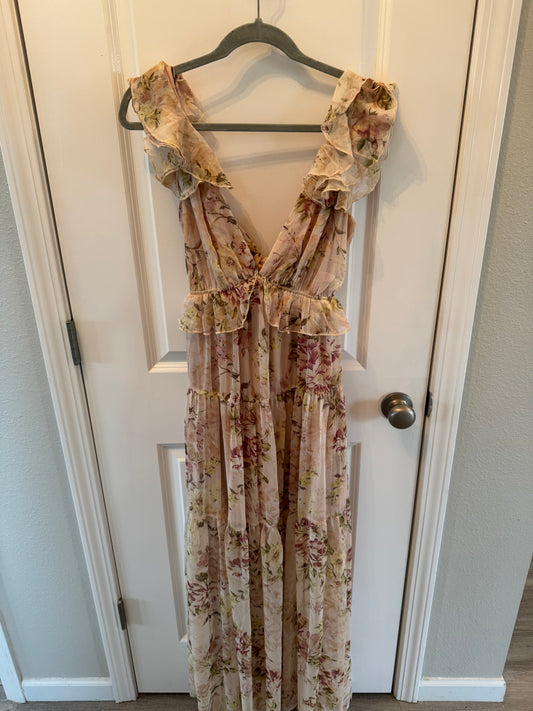 Aakaa Floral Dress Women’s Medium
