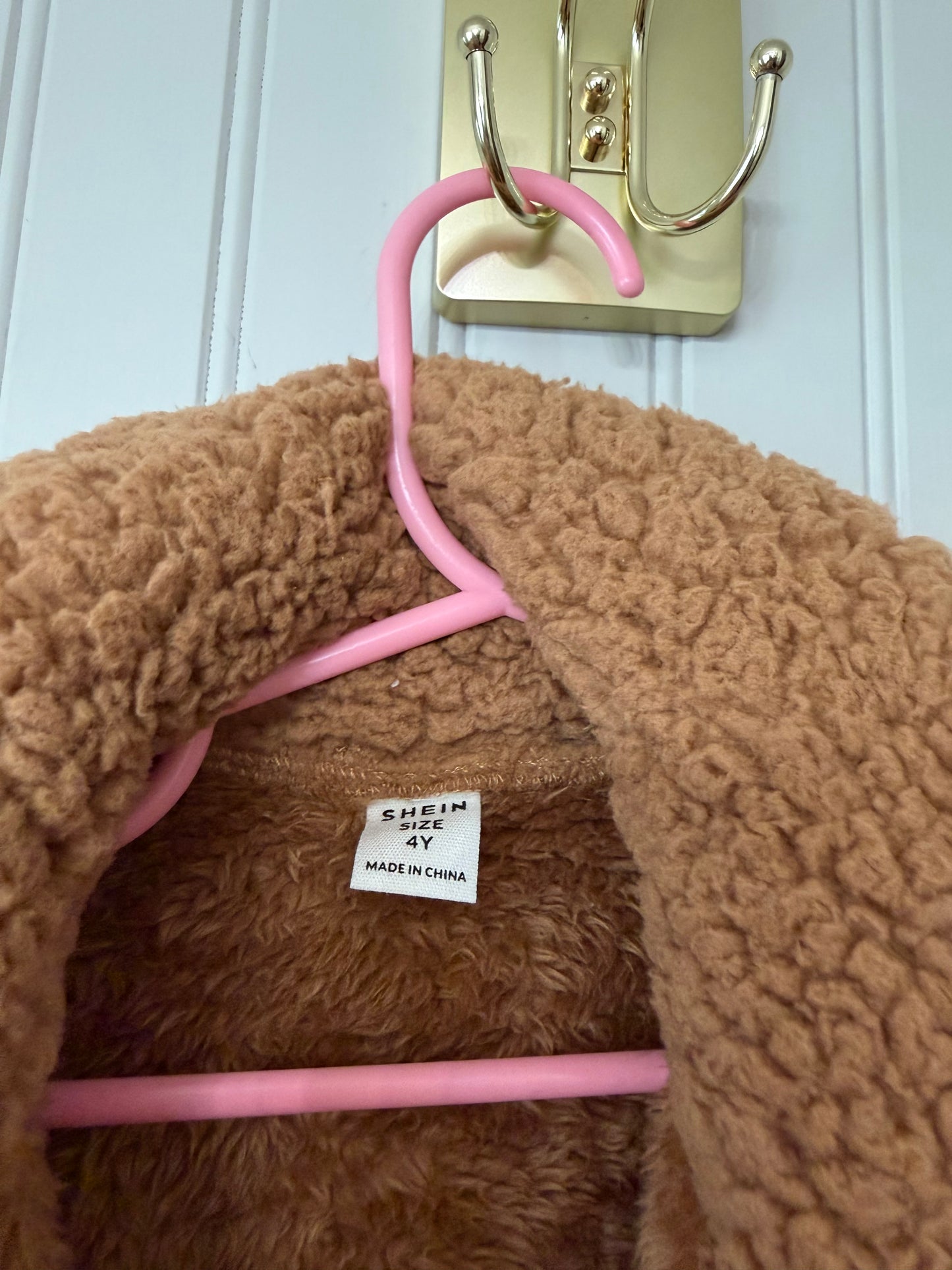 Toddler Girl Teddy Coat Size 4Y