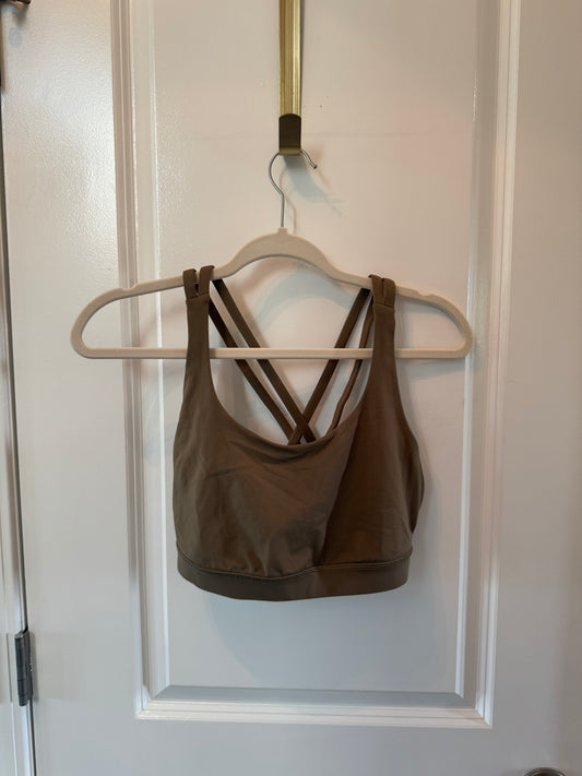 Lululemon Sports Bra Size 10 Olive