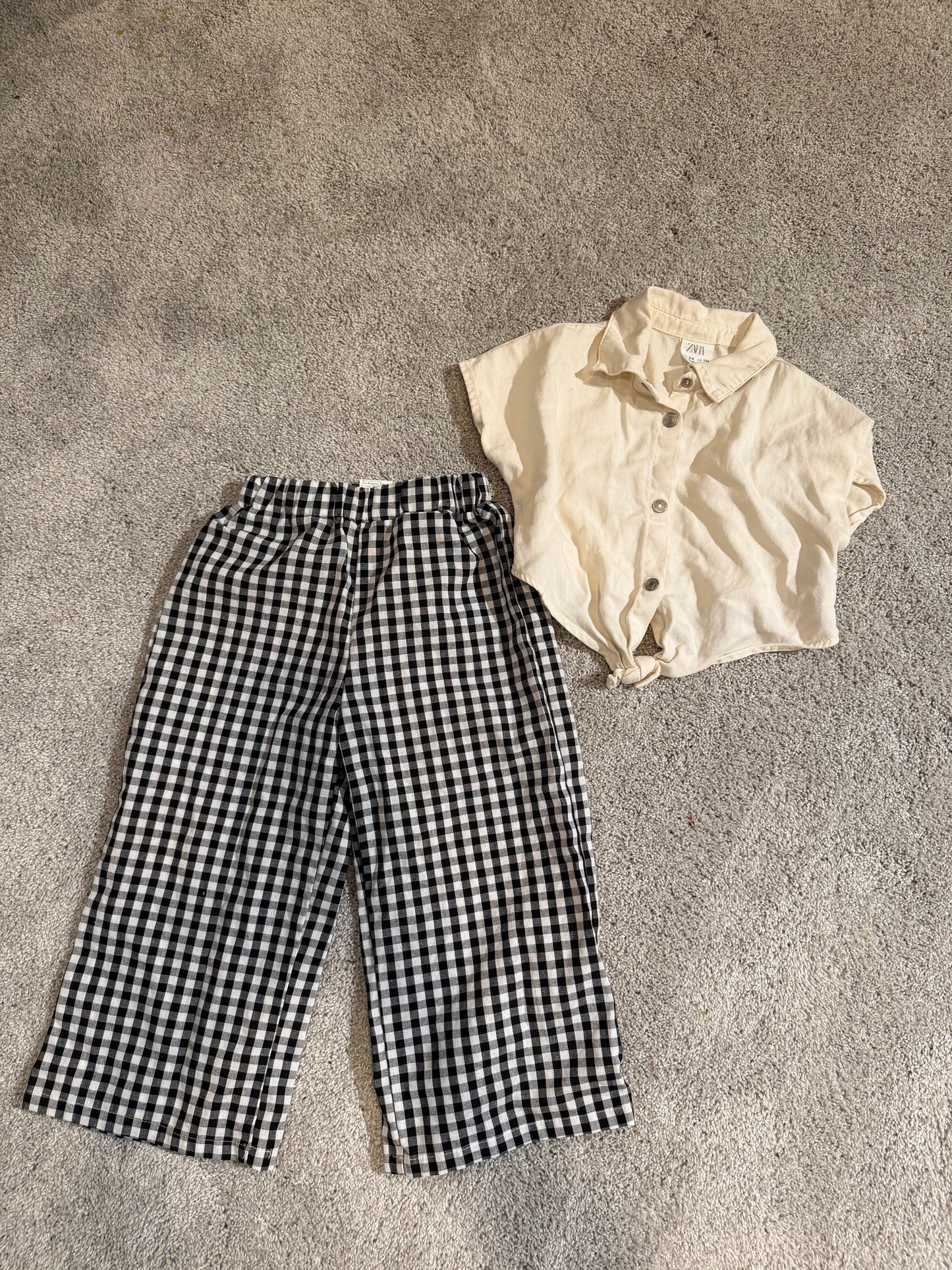 Zara Top & Pants size 3/4