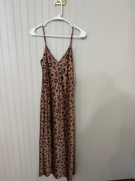 Cheetah Print Maxi Dress Women’s XS NWT