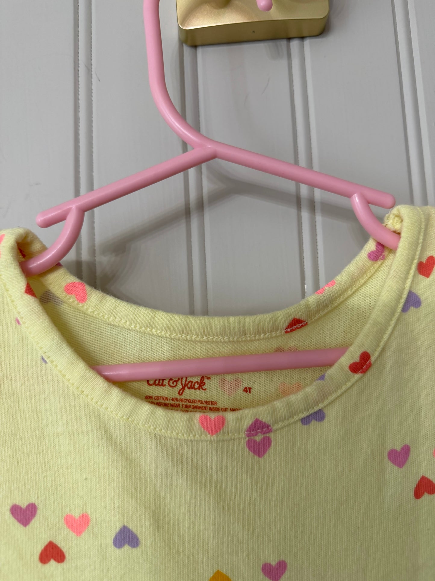 Cat & Jack Heart Dress Toddler Size 4T