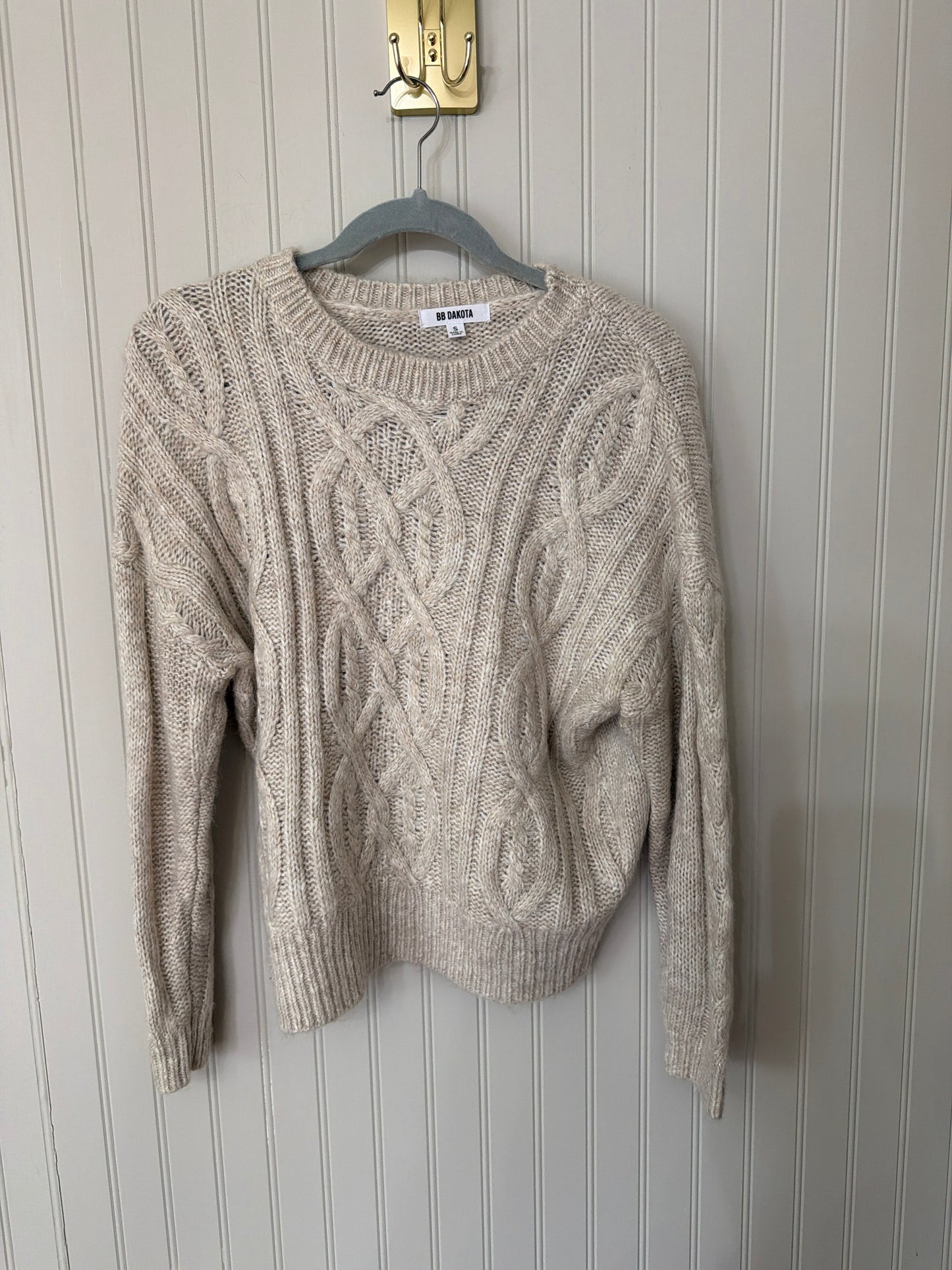 BB Dakota Cable Knit Sweater Women’s Small