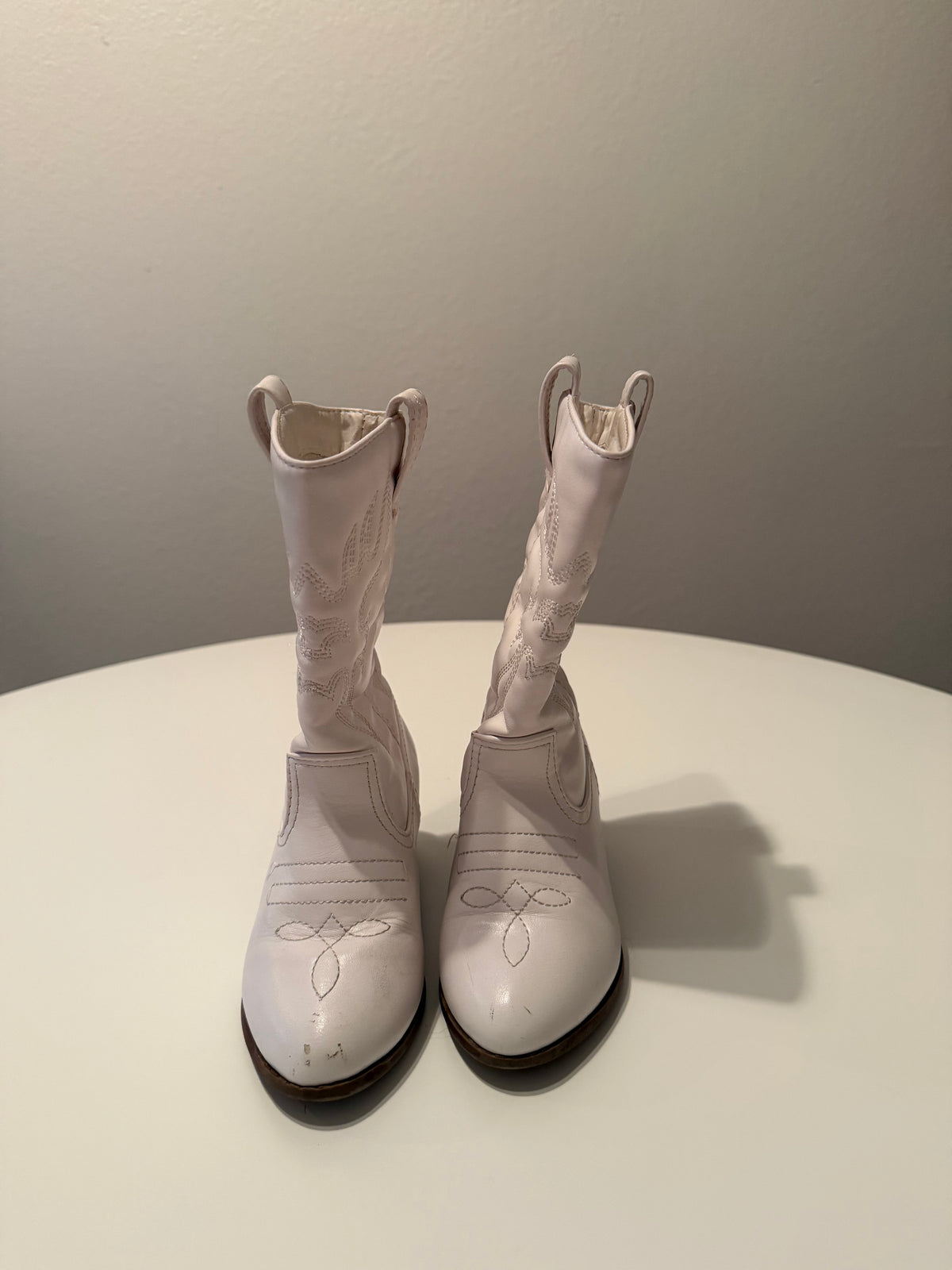 Toddler Girl White Boots Size 10