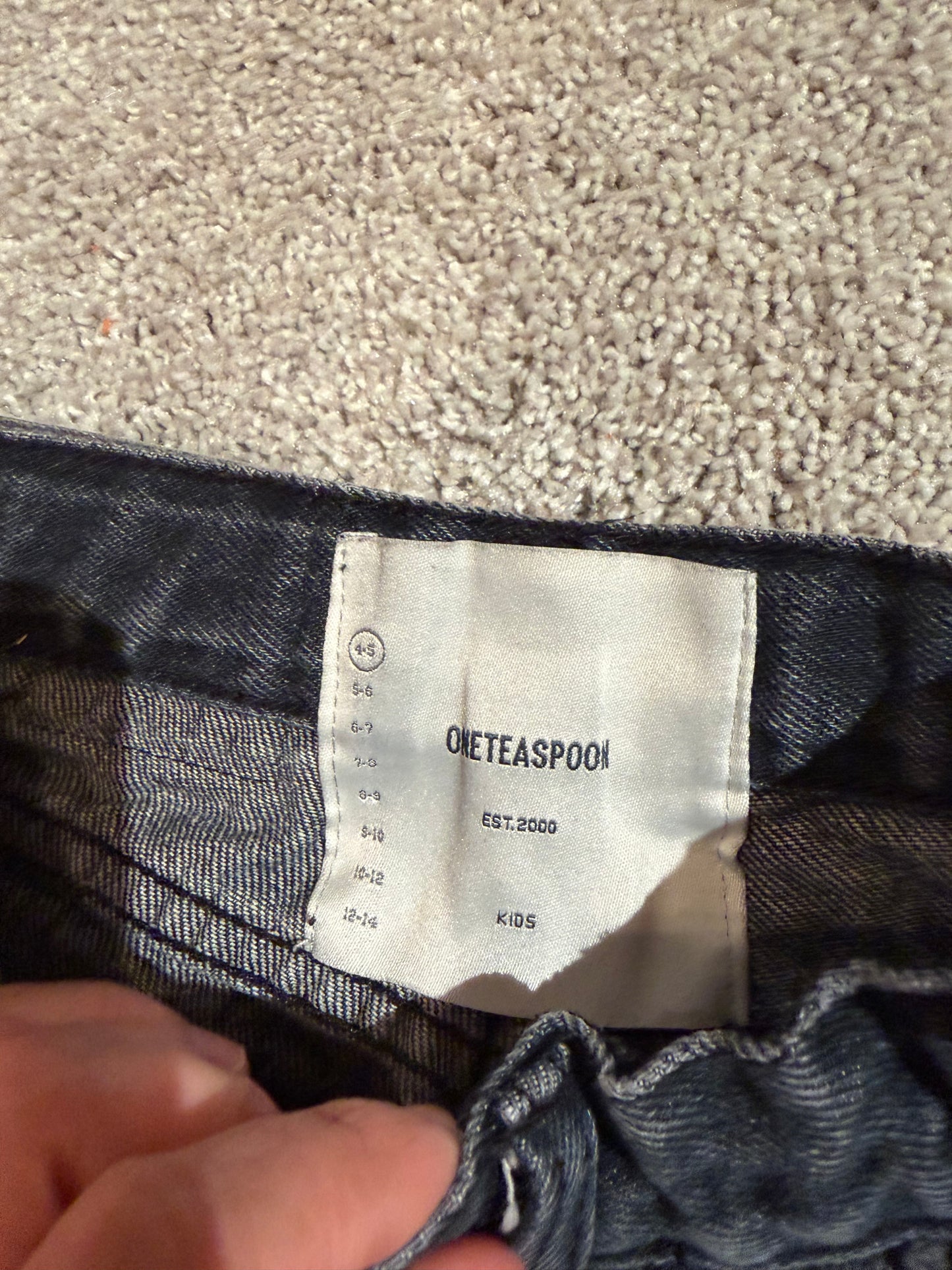 One Teaspoon Denim Shorts Girl’s Size 4-5