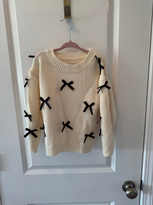 Toddler Bow Sweater Size 4