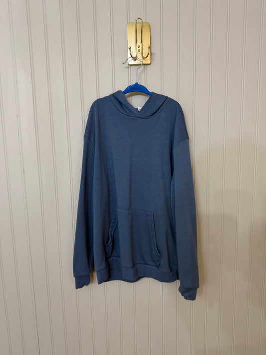 Knit Hoodie Youth Size 11-12 Years Blue