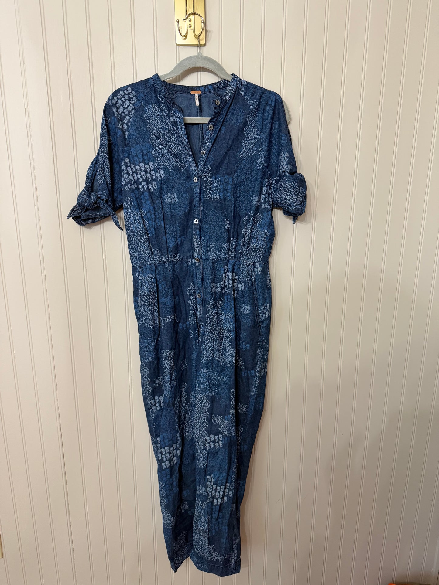 Free People Indigo Daze Jumpsuit Women’s XS