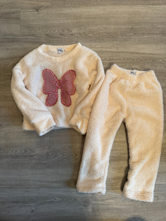 Lola + The Boys Bow Matching Set Toddler Size 4 years