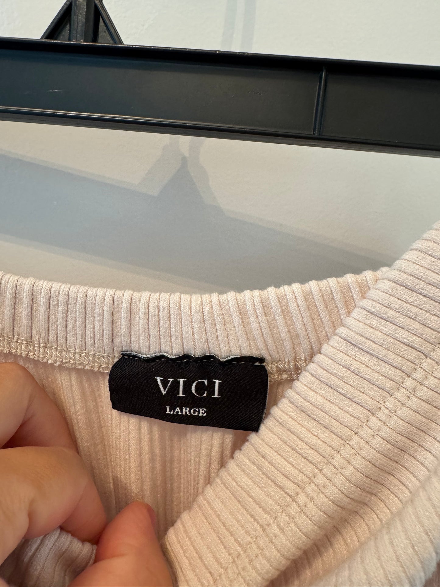 Vici Jumpsuit Women’s Large Cream