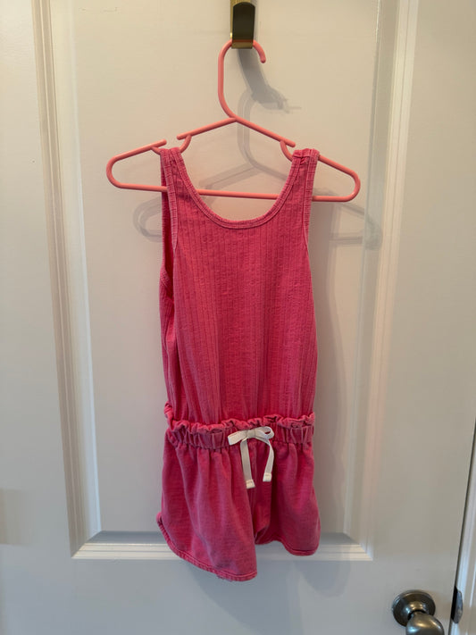 Cat & Jack Drawstring Romper Toddler Girl Size 3T Pink