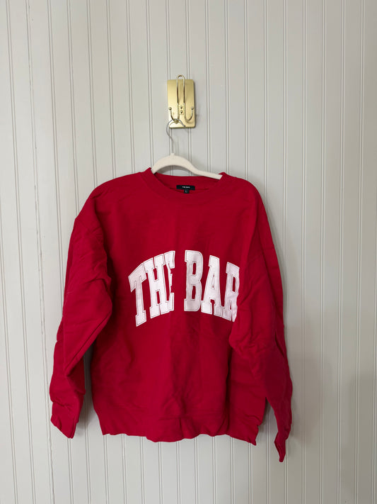 The Bar Varsity Sweatshirt Women’s Large Red