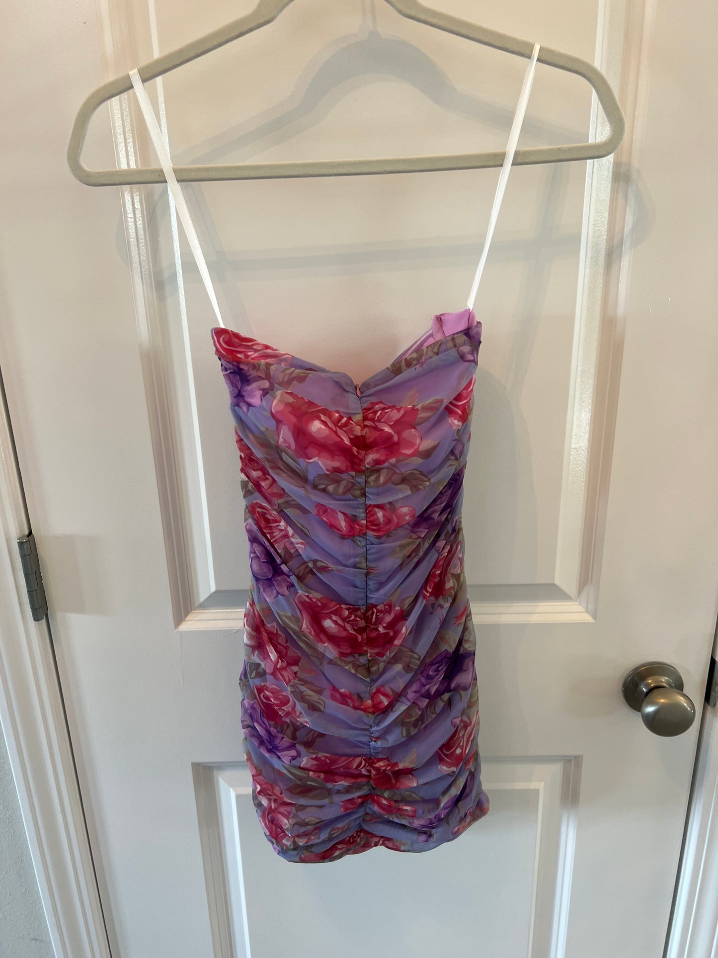 Revolve More To Come Genessy Bustier Dress Women’s Size XS Purple Floral