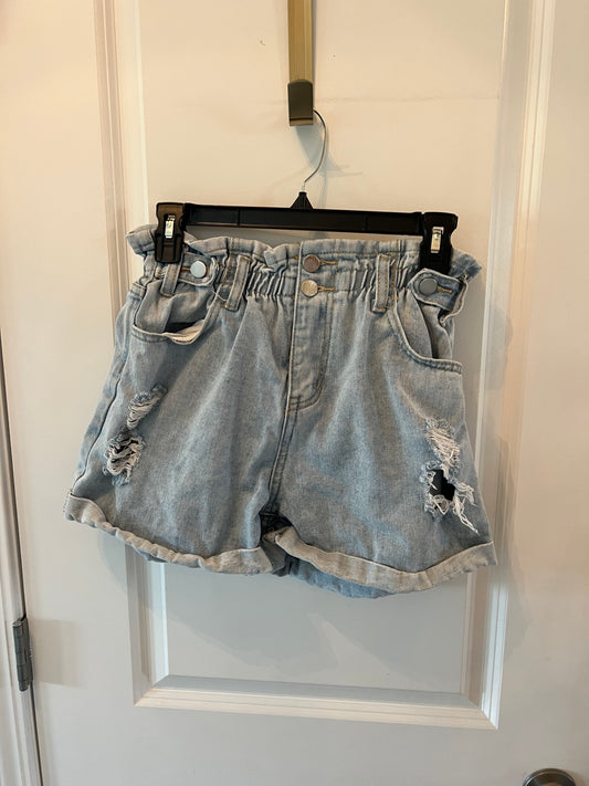 Blue B Paperbag Jean Shorts Women’s Size Large