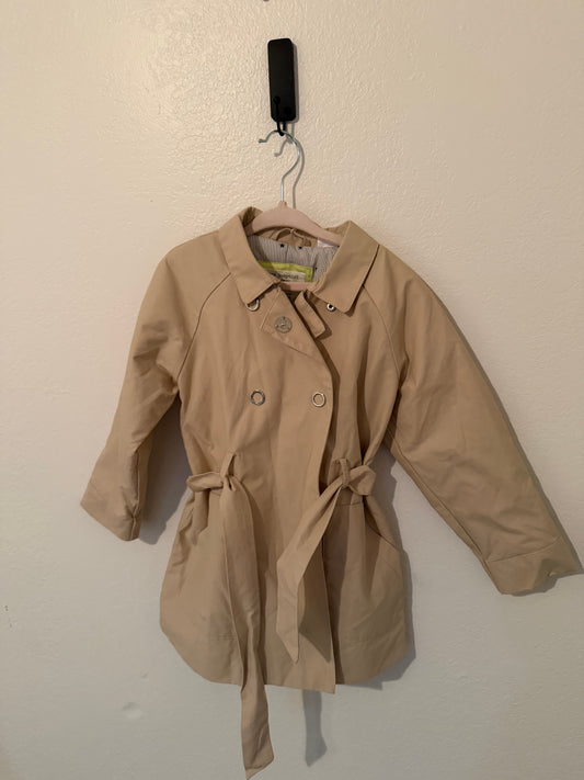 Zara Trench Coat Toddler Size 3-4 Years Khaki