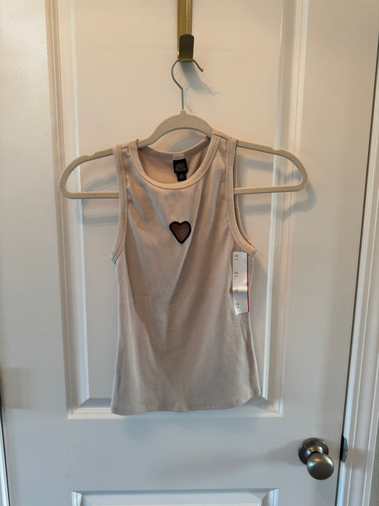 Wild Fable Heart Cut Out Knit Tank Women’s XS NWT