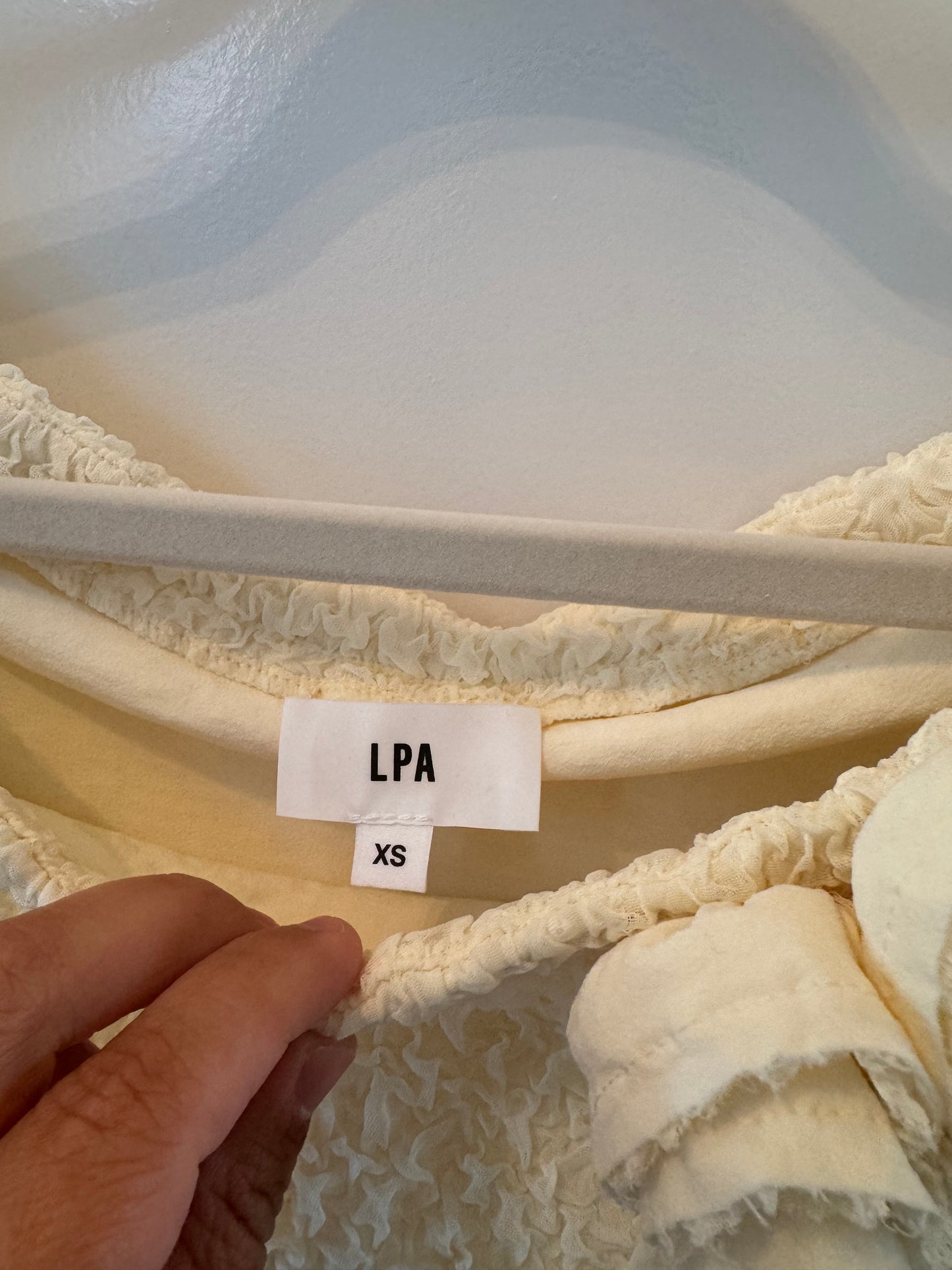 Revolve LPA Romola Bodysuit Women’s XS Ivory