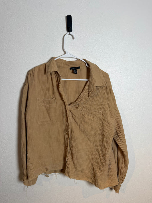 Forever 21 Button Down Top Women’s Medium