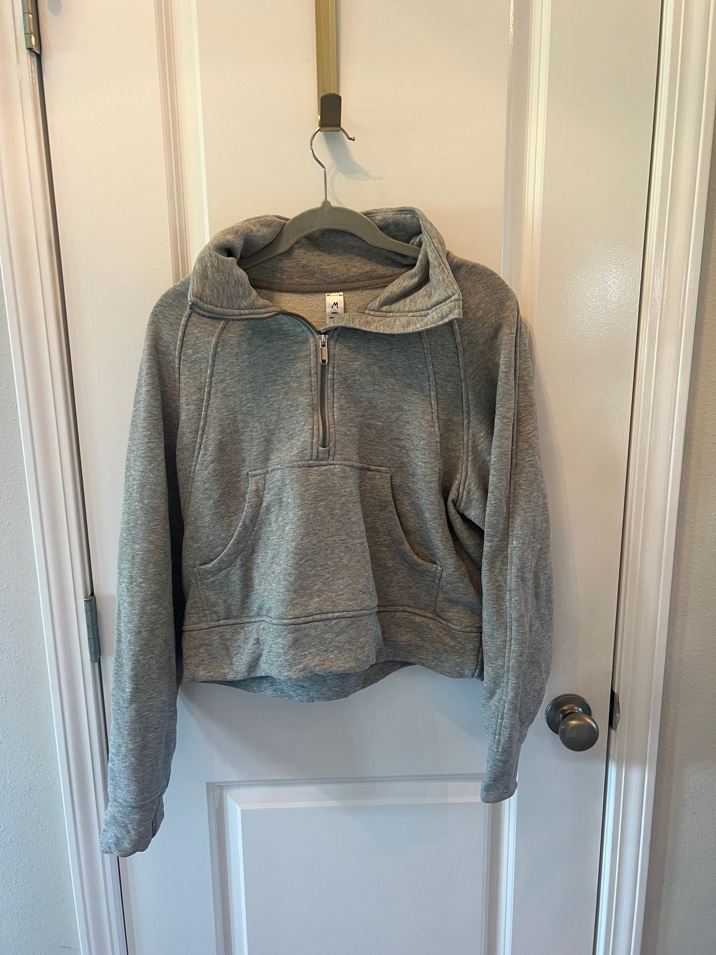 Half Zip Pullover Women’s Size Medium Heather Gray
