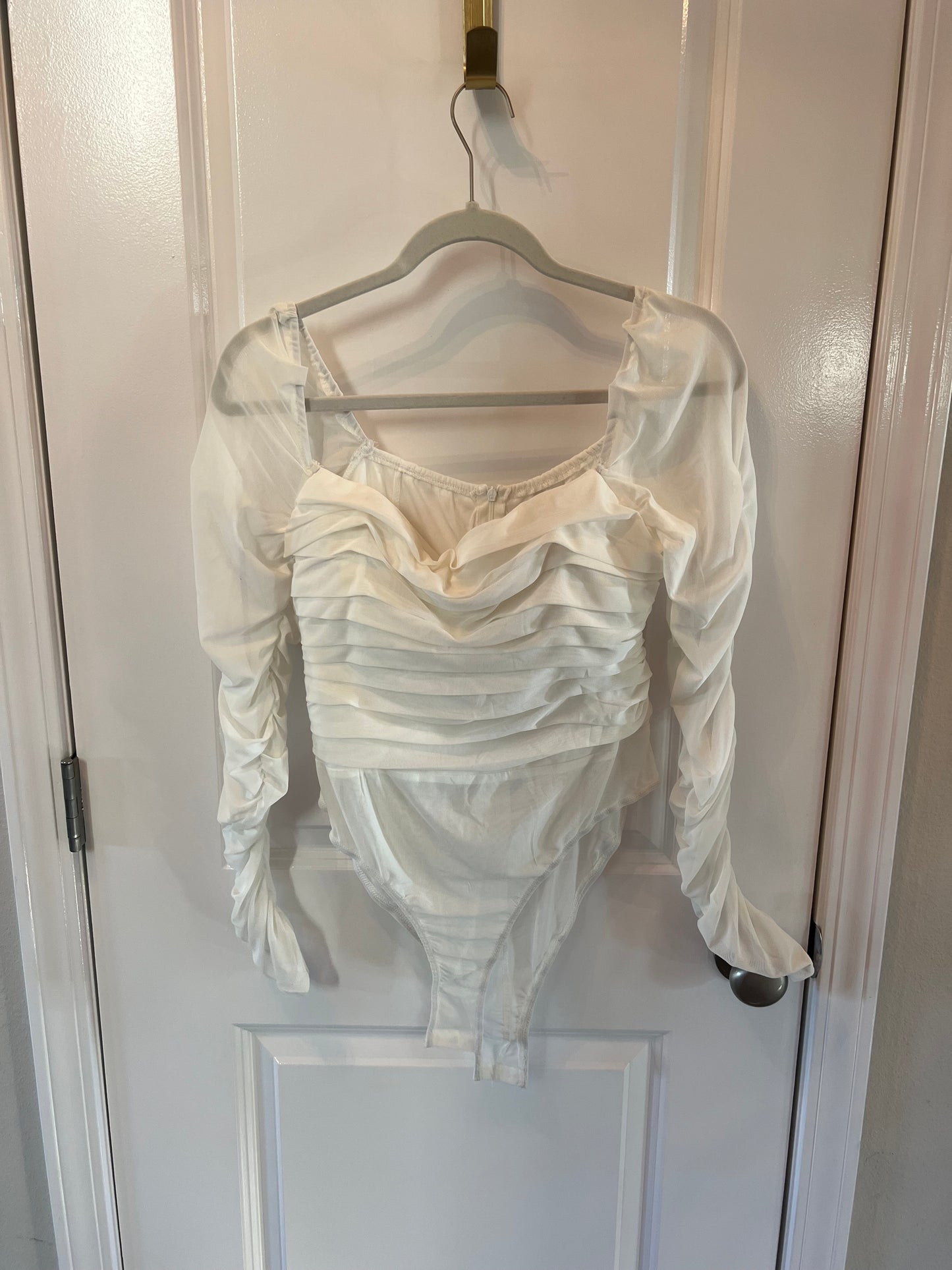 Princess Polly Delaney Bodysuit Women’s Size 12 White NWT