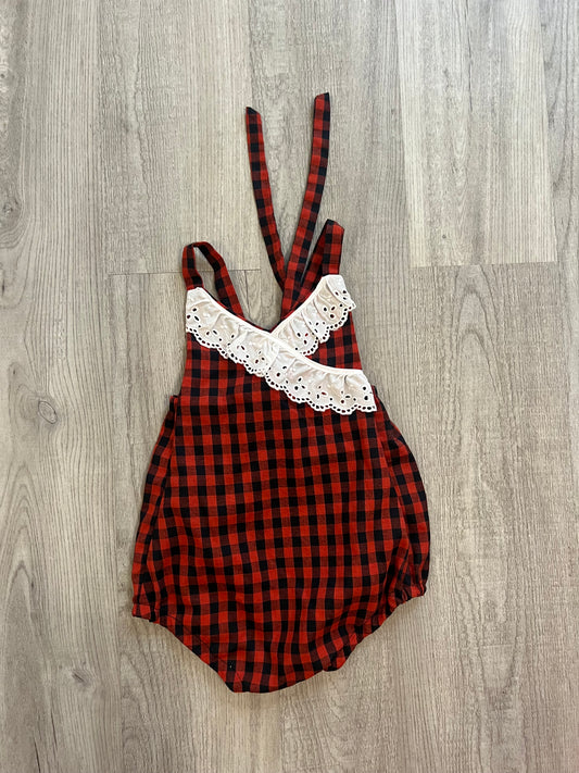 Checker Outfit Baby Girl Size 18-24M