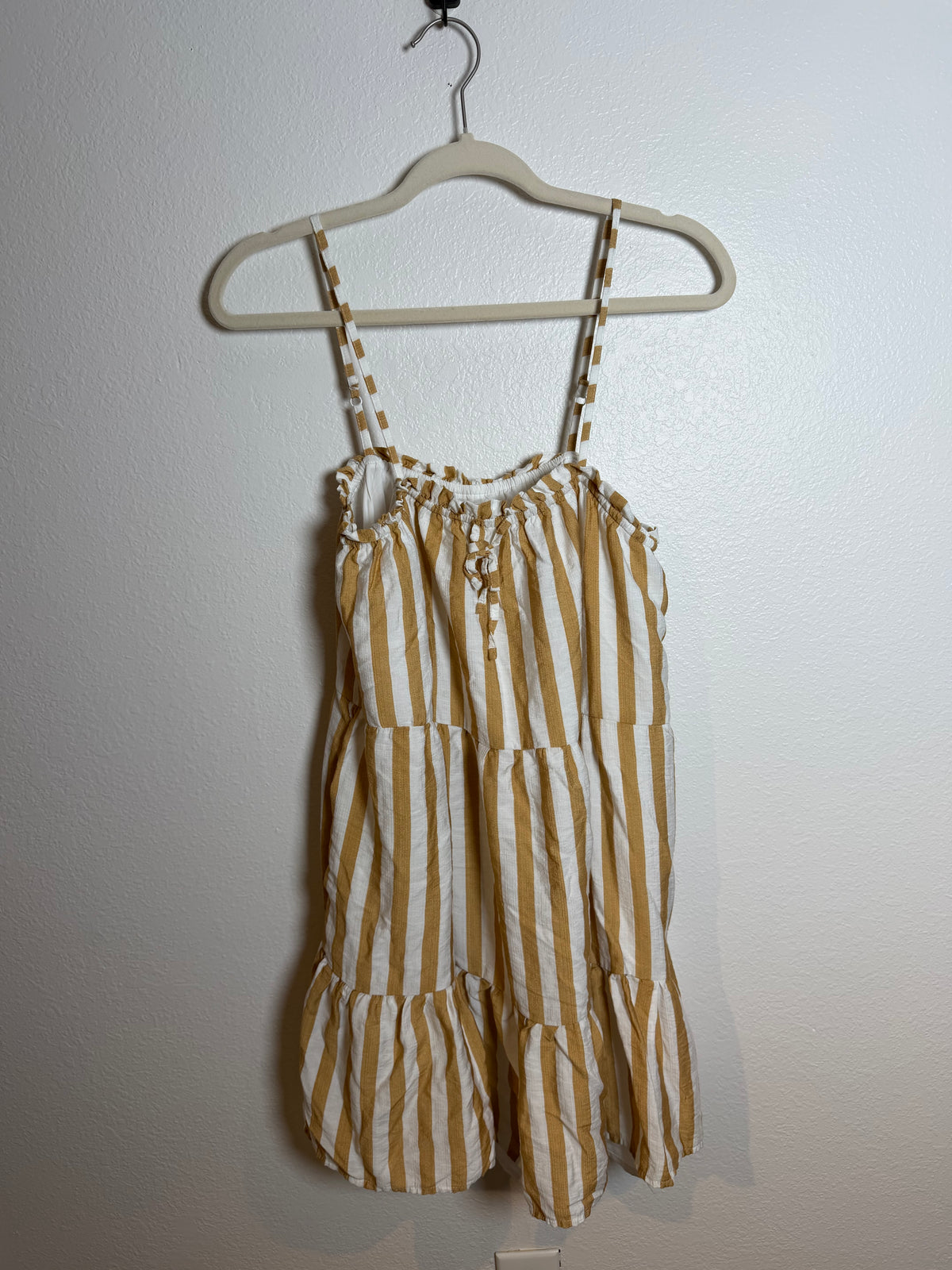 Wishlist Yellow Stripe Dress Size Small