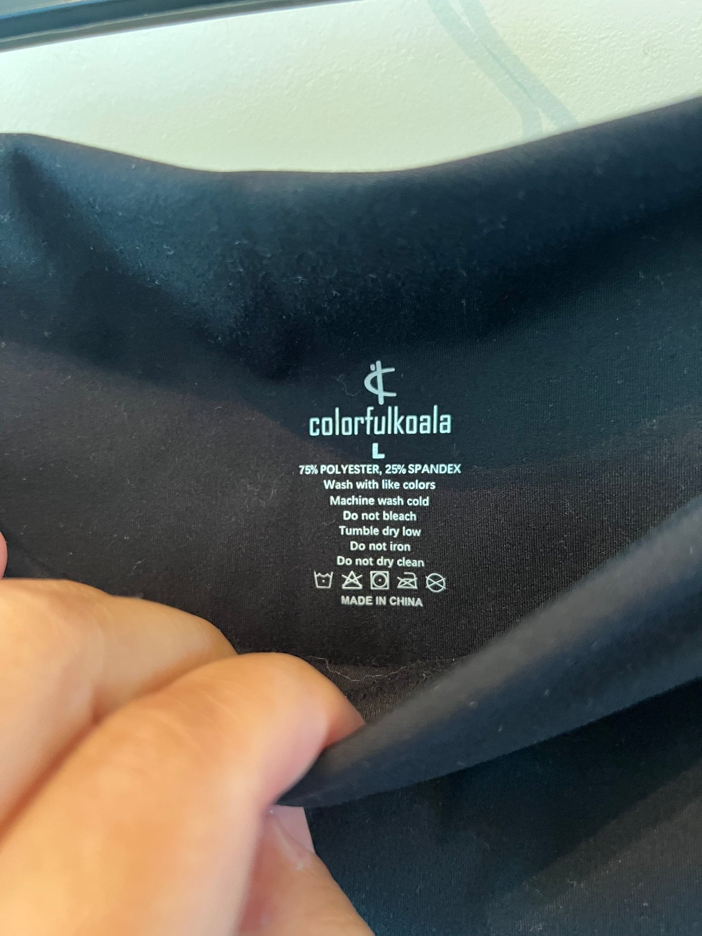 High Rise Leggings Women’s Size Large 12-14 Black