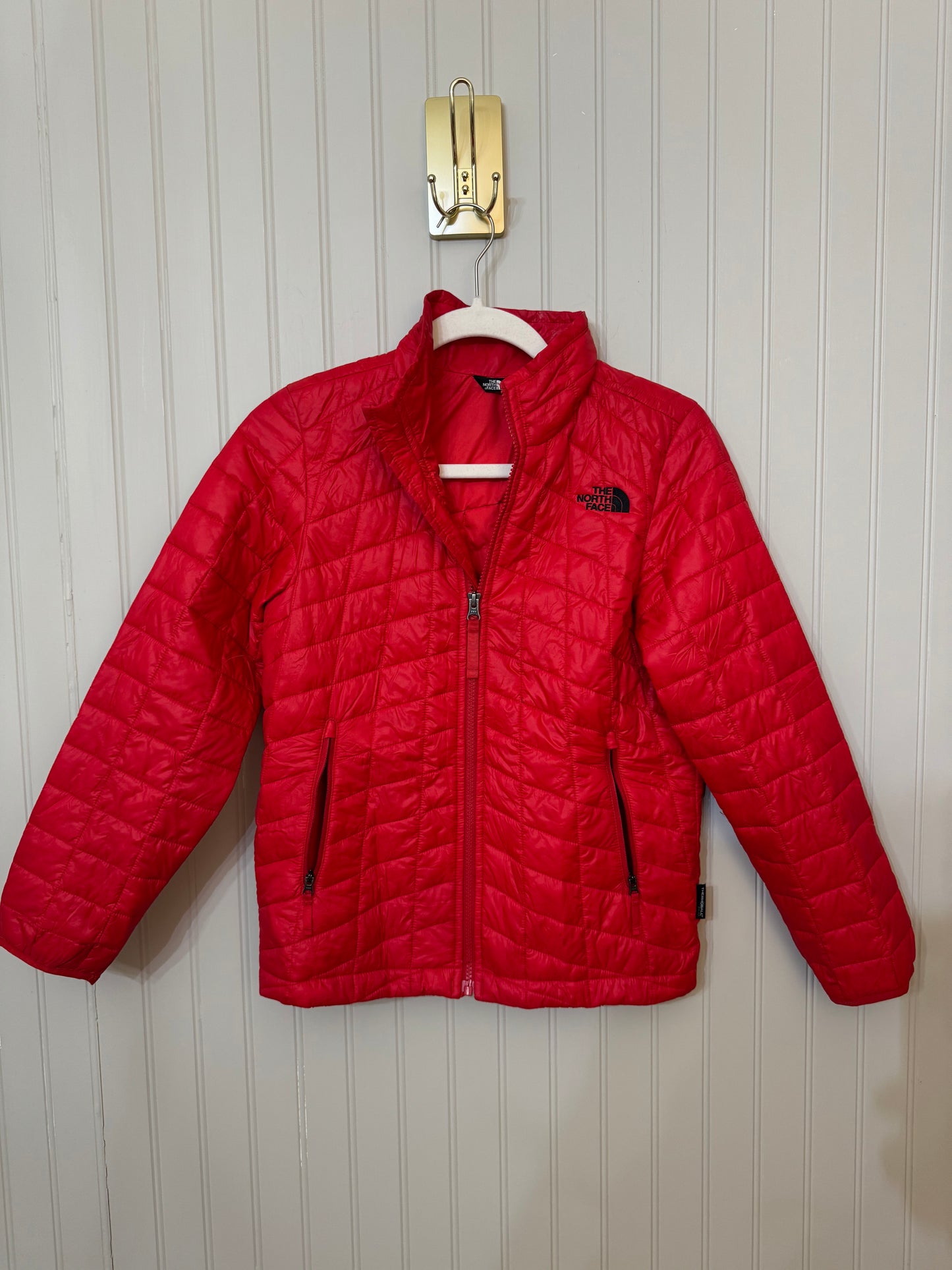 Boys Red North Face Coat Size 10/12 Years