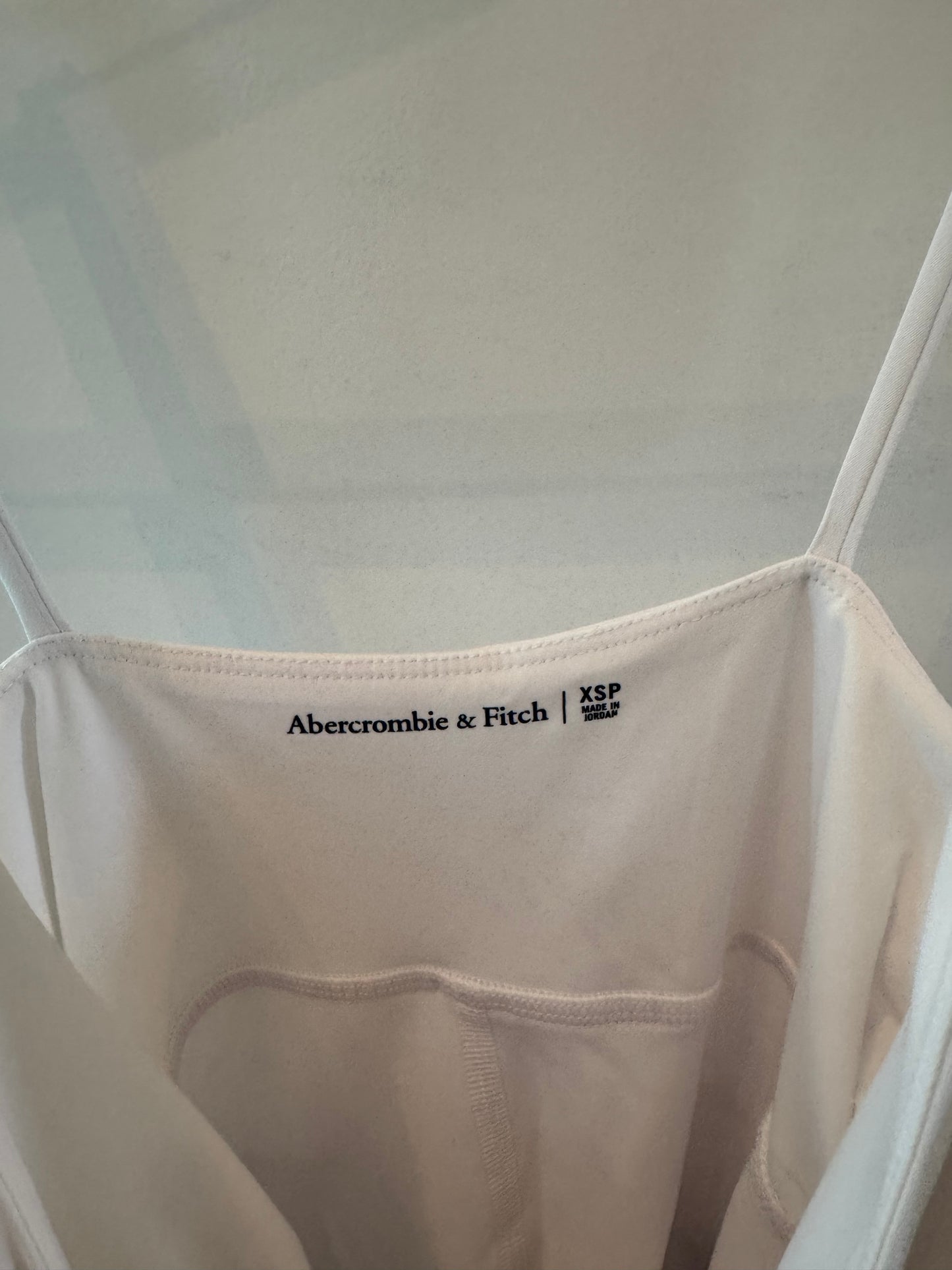 Abercrombie & Fitch Square Neck Dress Women’s Size XSP White
