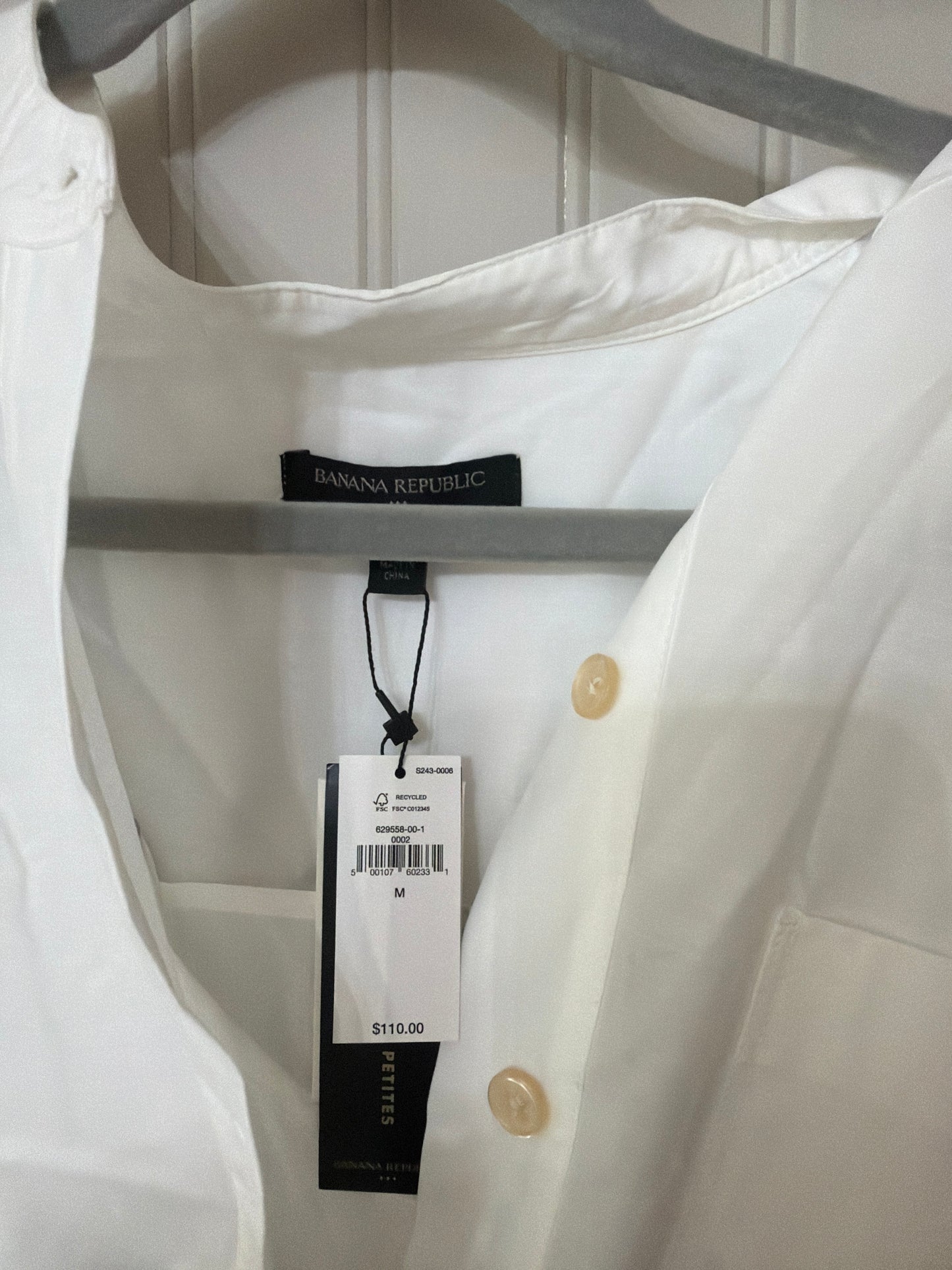 Banana Republic Dress Women’s Medium White NWT