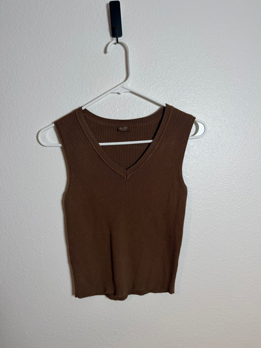 Brandy Melville John Galt Ribbed Tank Women’s OS