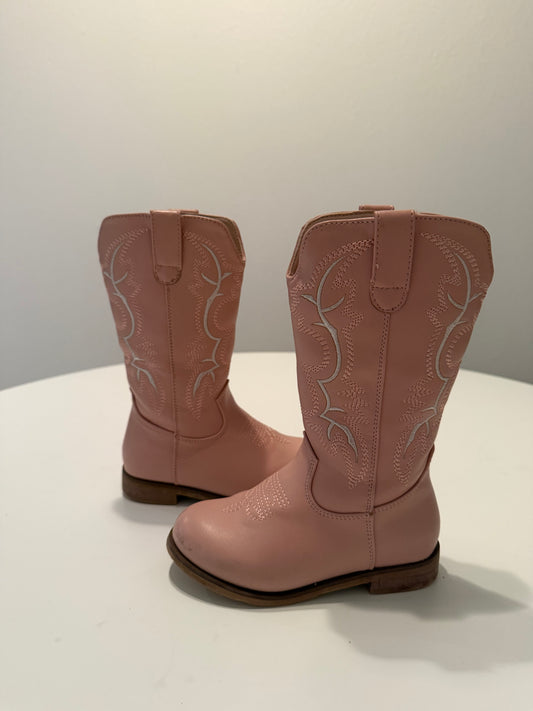 Western Boots Toddler Size 9 Pink
