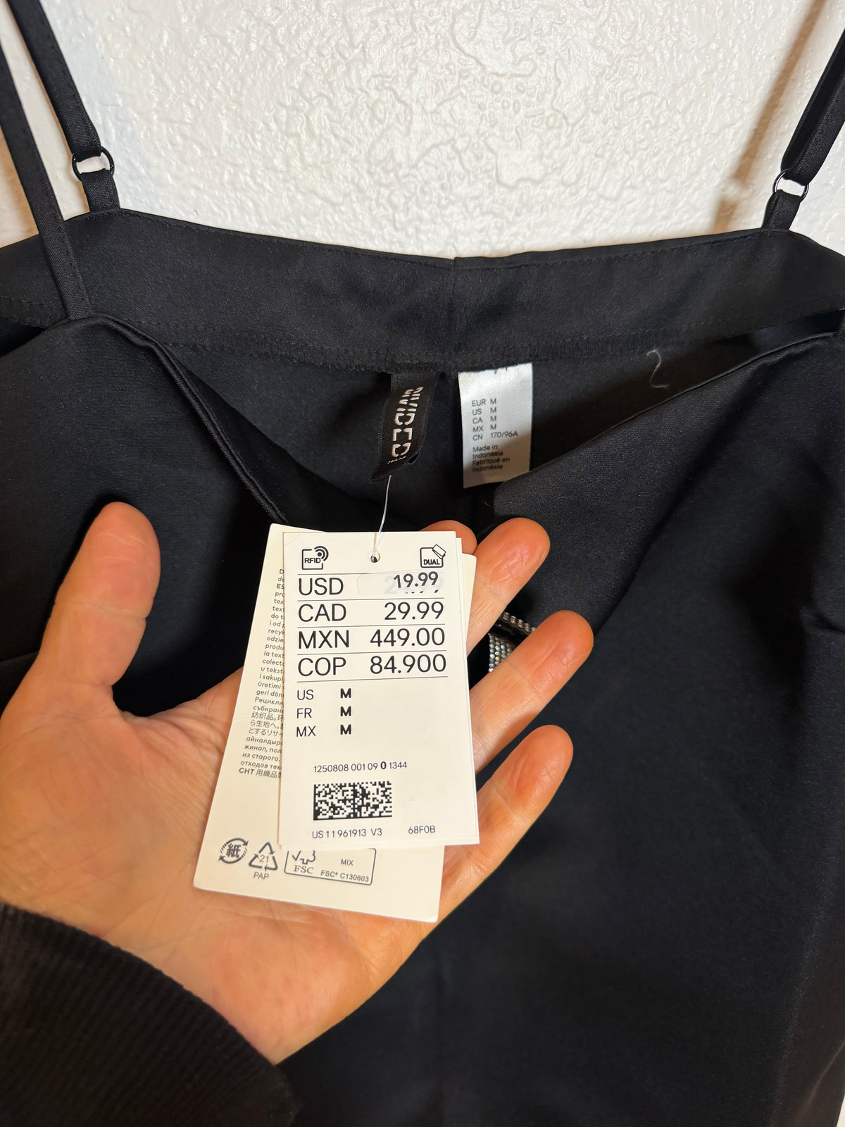 H&M Bow Dress Size Medium
