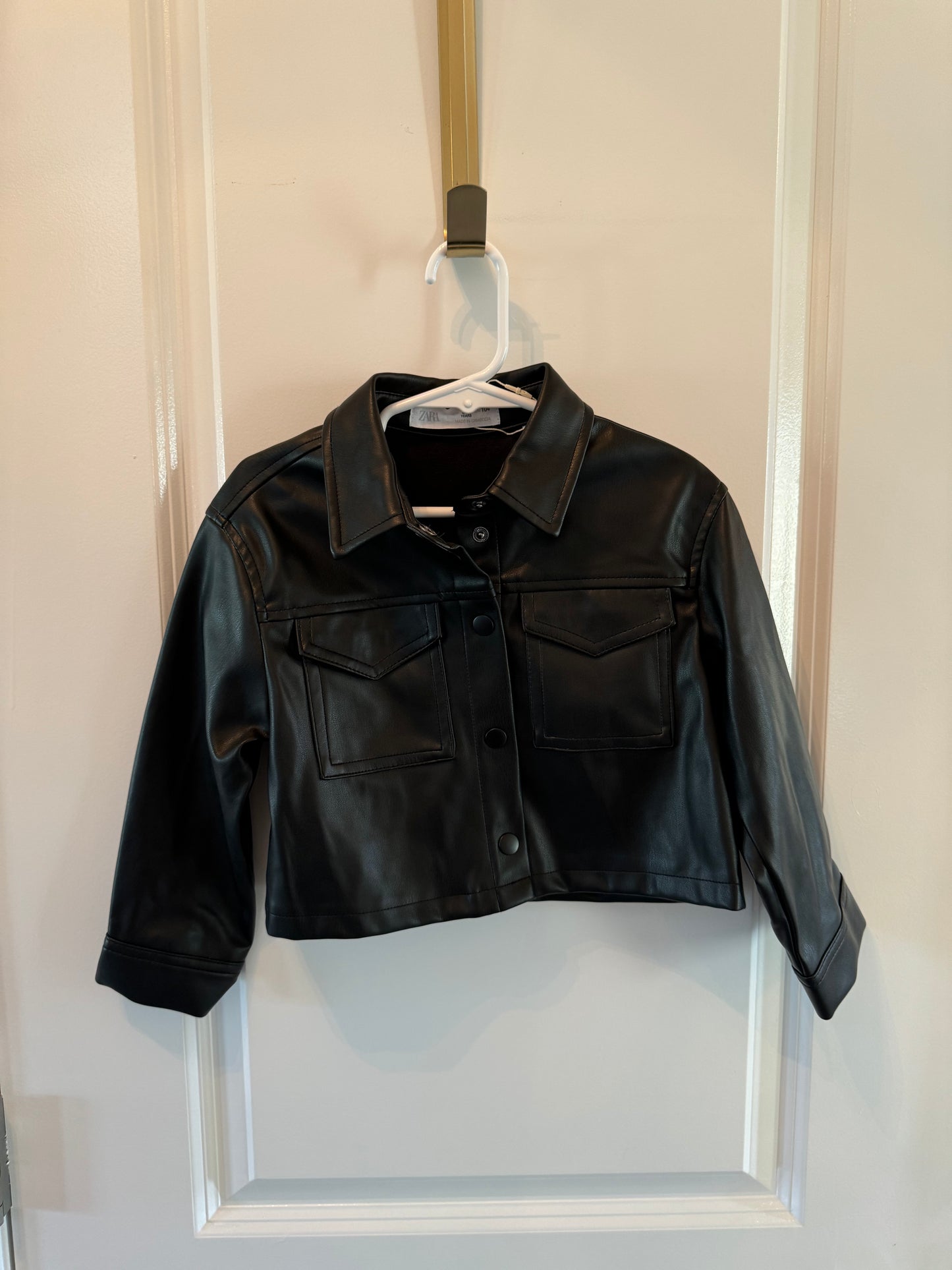 Zara faux leather size 3/4 years