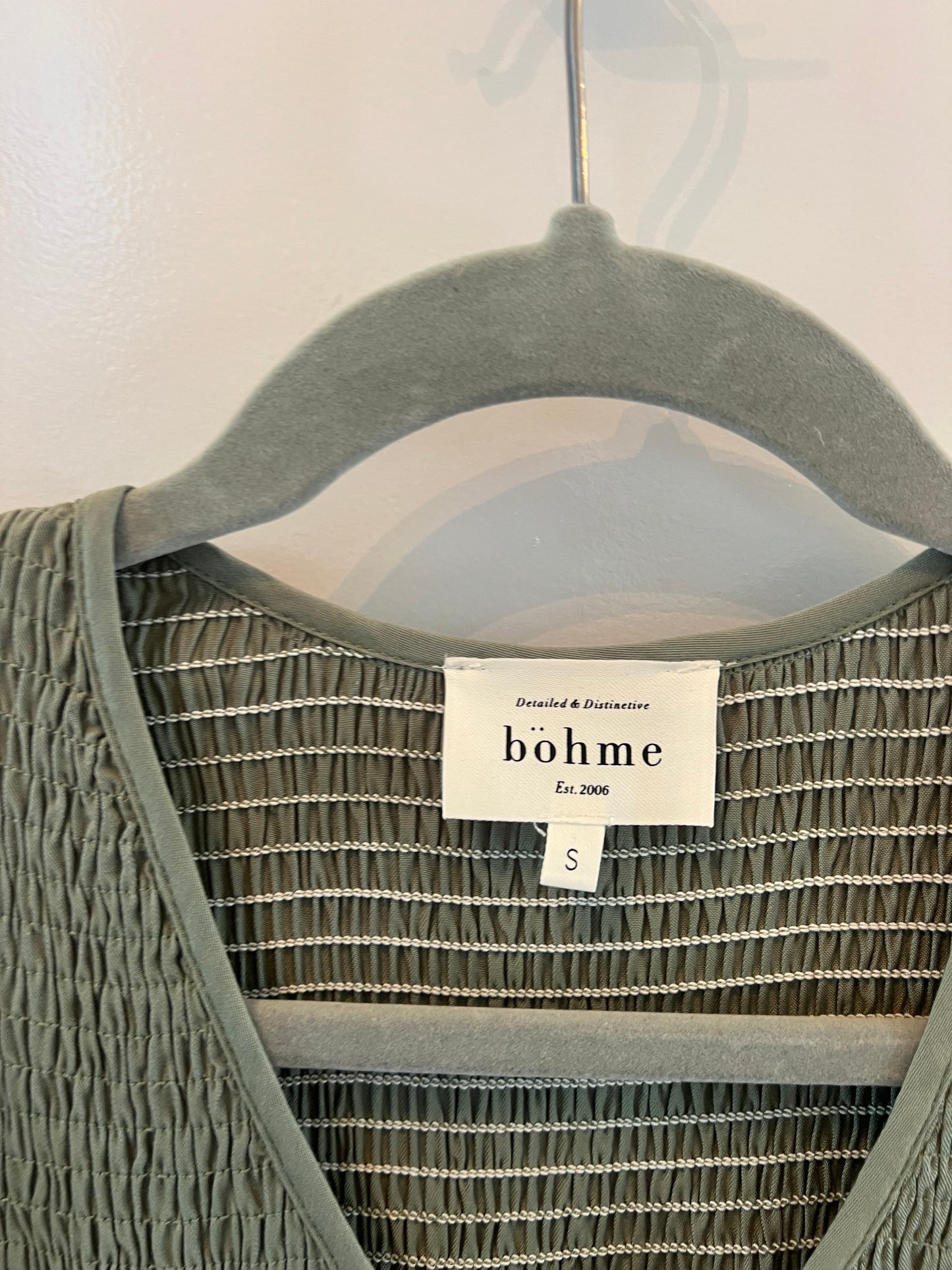 Bohme Sage Green Dress Size Small