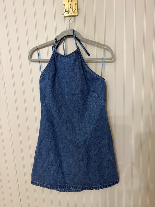 Halter Denim Dress Women’s Medium NWT