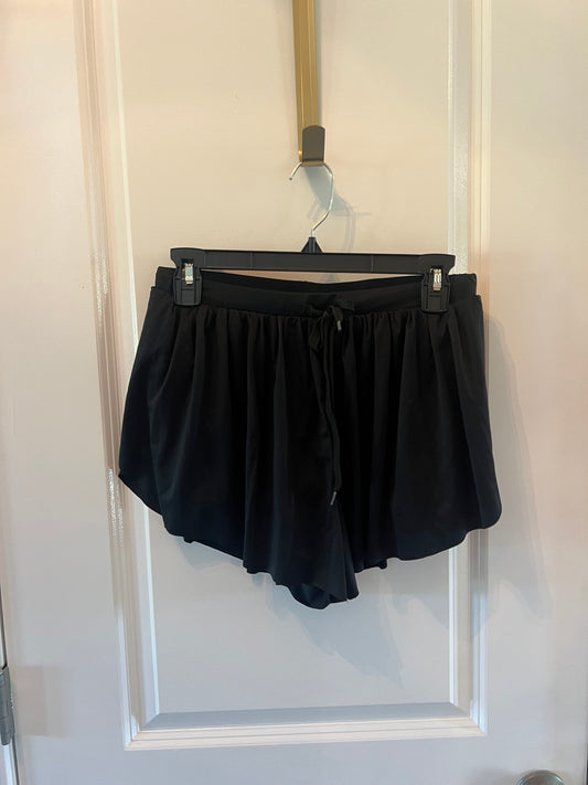 Gold Hinge Drawstring Active Shorts Women’s Size Small 4-6 Black