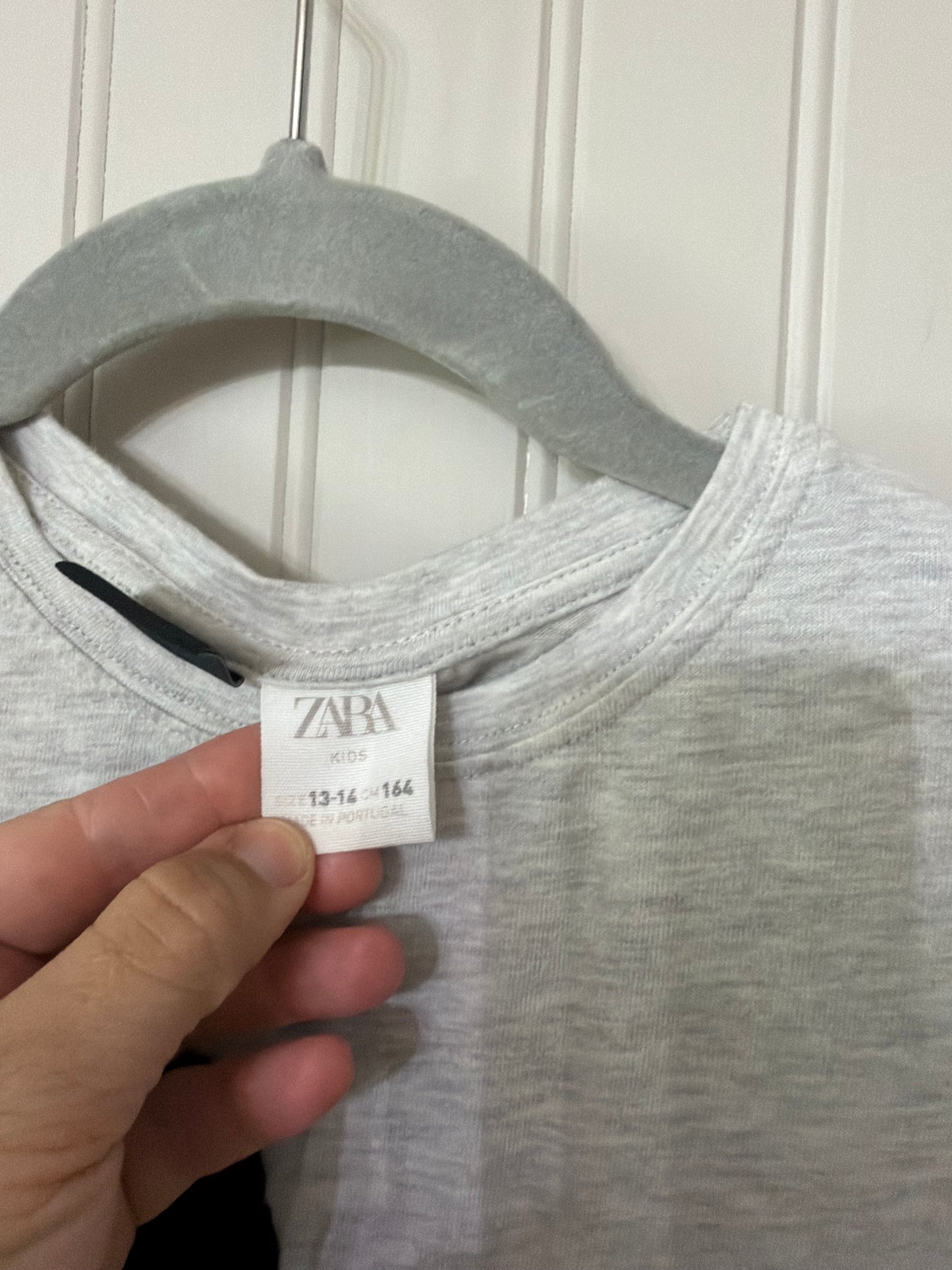 Zara x Disney Mickey Mouse Top Girl’s Size 13/14 Gray