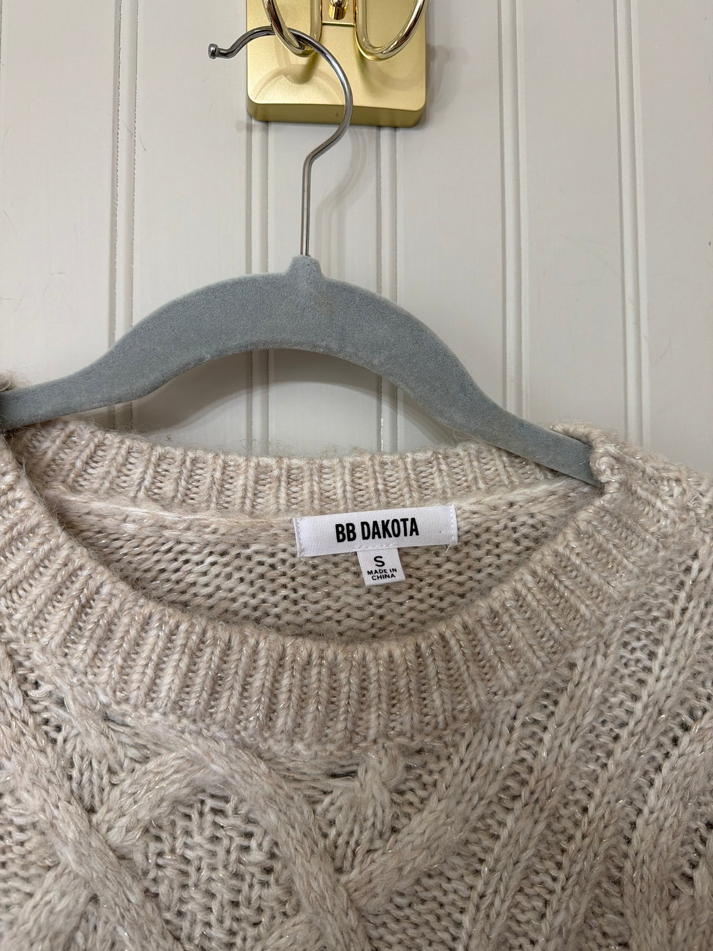 BB Dakota Cable Knit Sweater Women’s Small