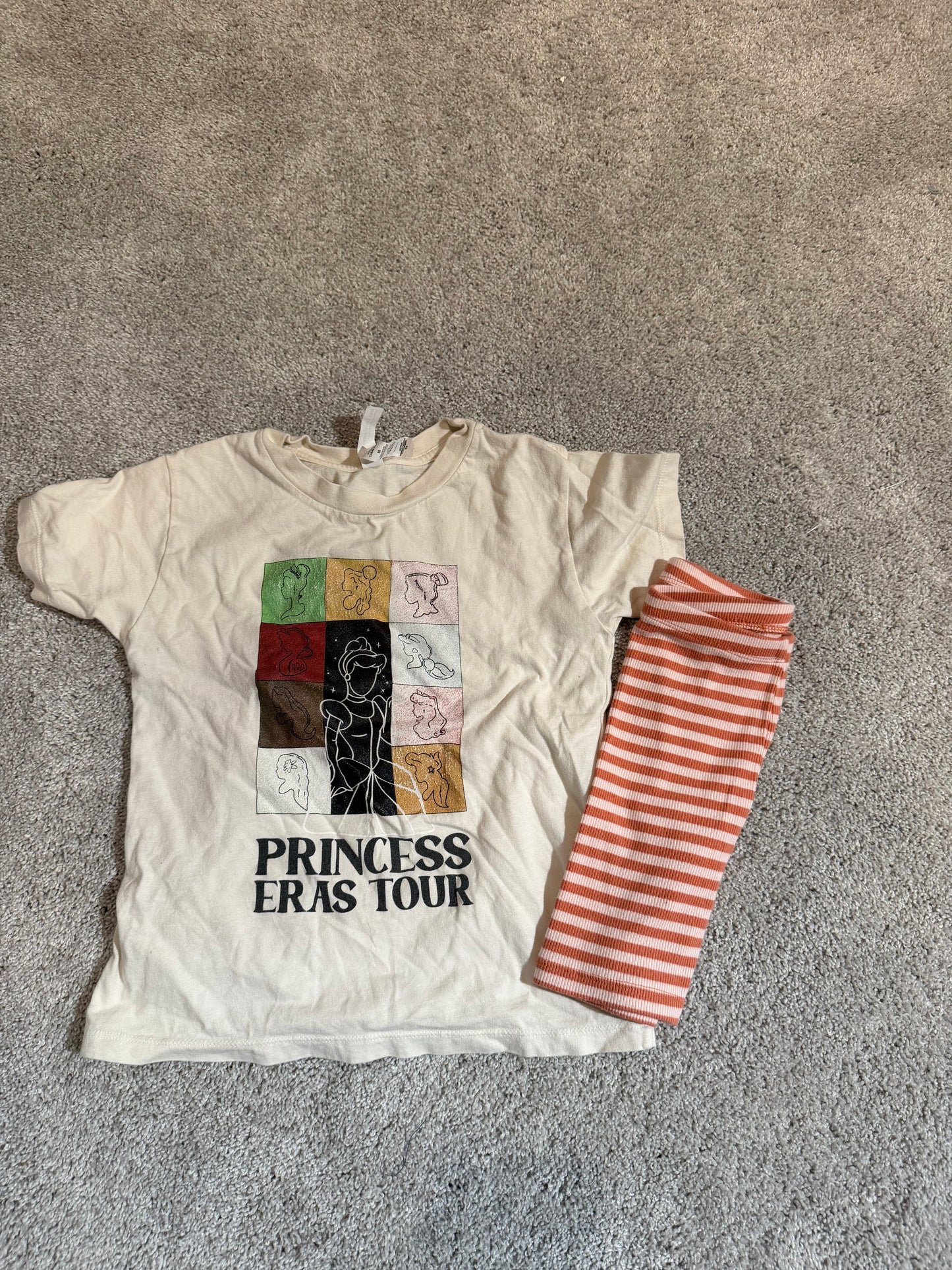 Princess Tee Outfit Size 5T