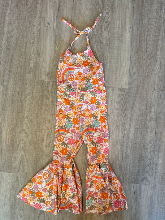 Toddler Smile Halter Jumpsuit Size 4T