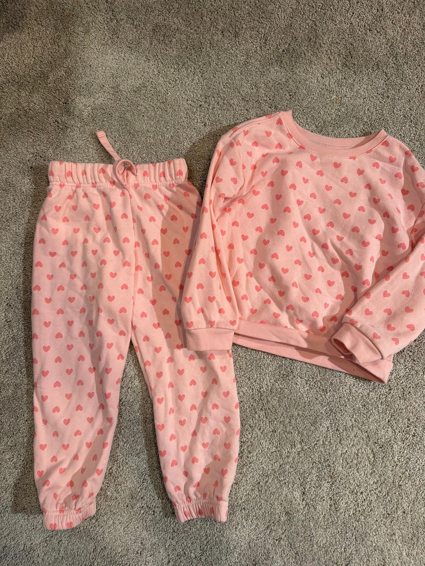 Wonder Nation Heart Outfit Size 4/5