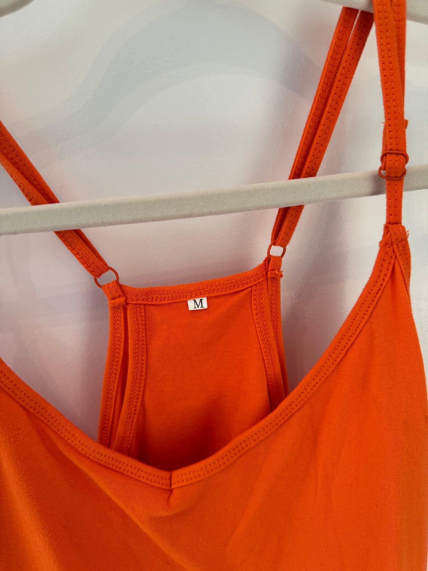 Loose Fit Pullover Dress w Pockets Women’s Medium Orange