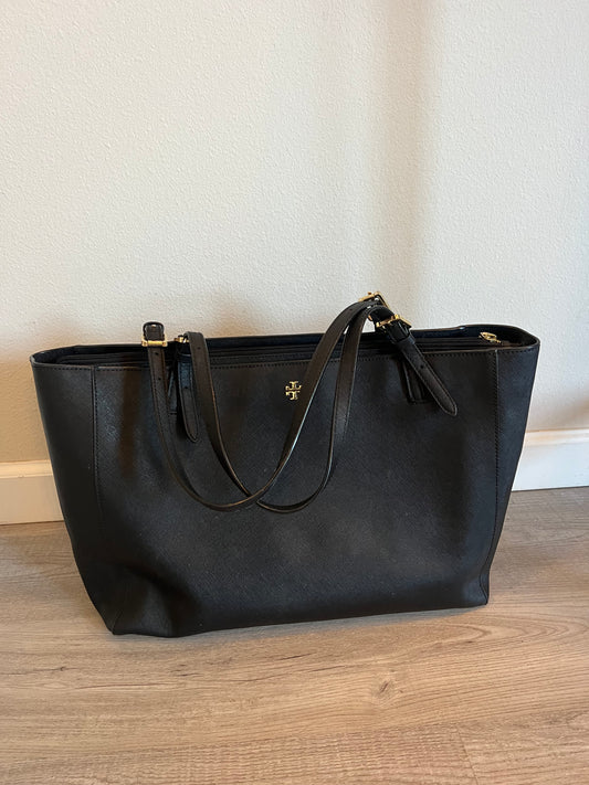 Tory Burch The Robinson Tote Black