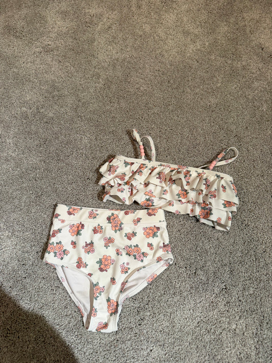 Floral Swimsuit Toddler Size 4