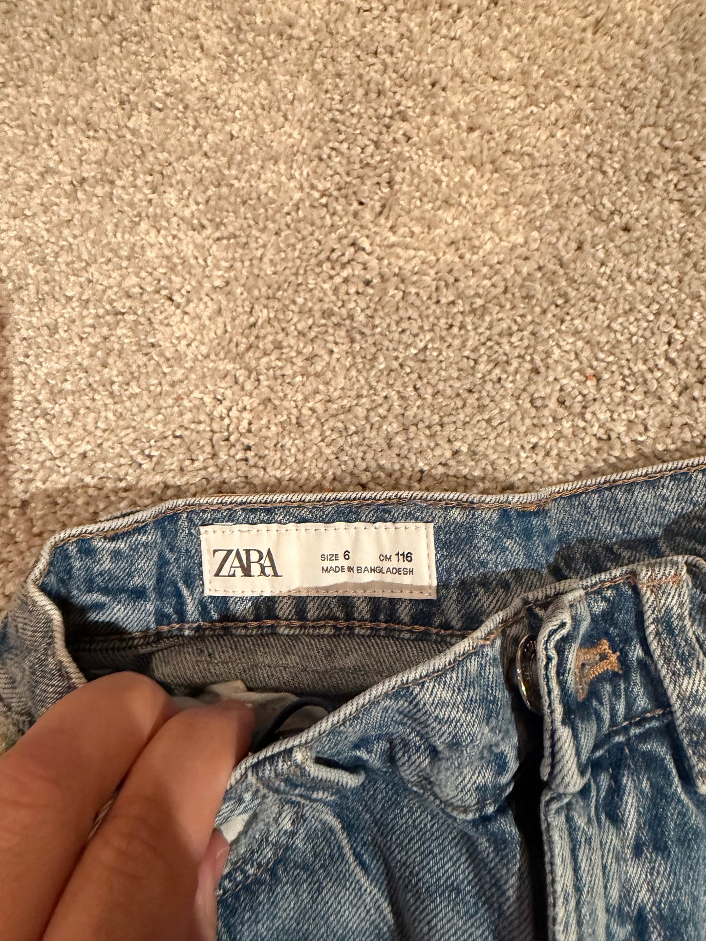 Zara Jeans Girl’s Size 6