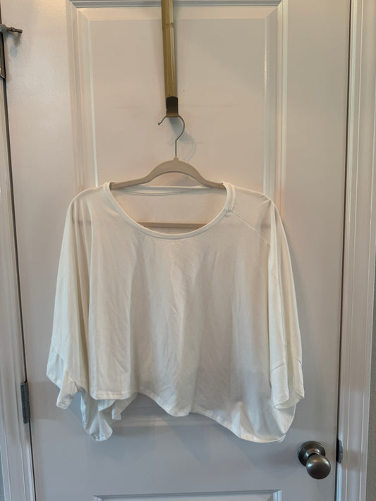 Cropped Dolman Top Women’s XS White
