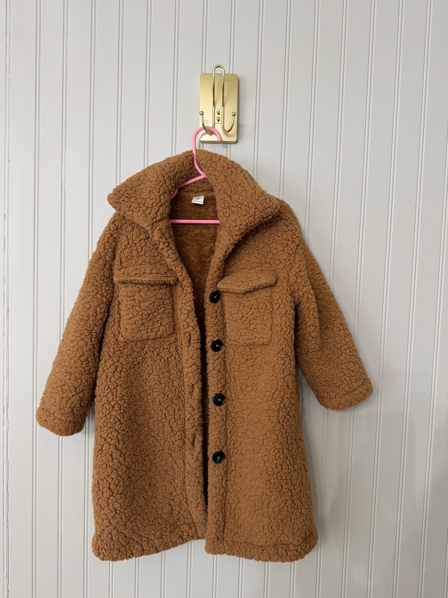Toddler Girl Teddy Coat Size 4Y
