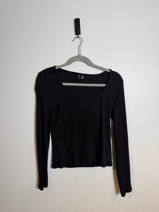 Vero Moda Long Sleeve Top Women’s Medium Black